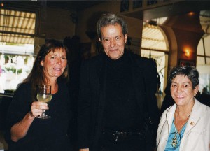 A Pézenas avec Huguette LONG-LAPOINTE et la fille de Boby LAPOINTE